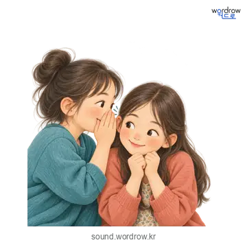 속닥속닥의 소리 발생 장면