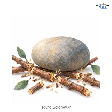 오지직오지직의 소리 발생 장면