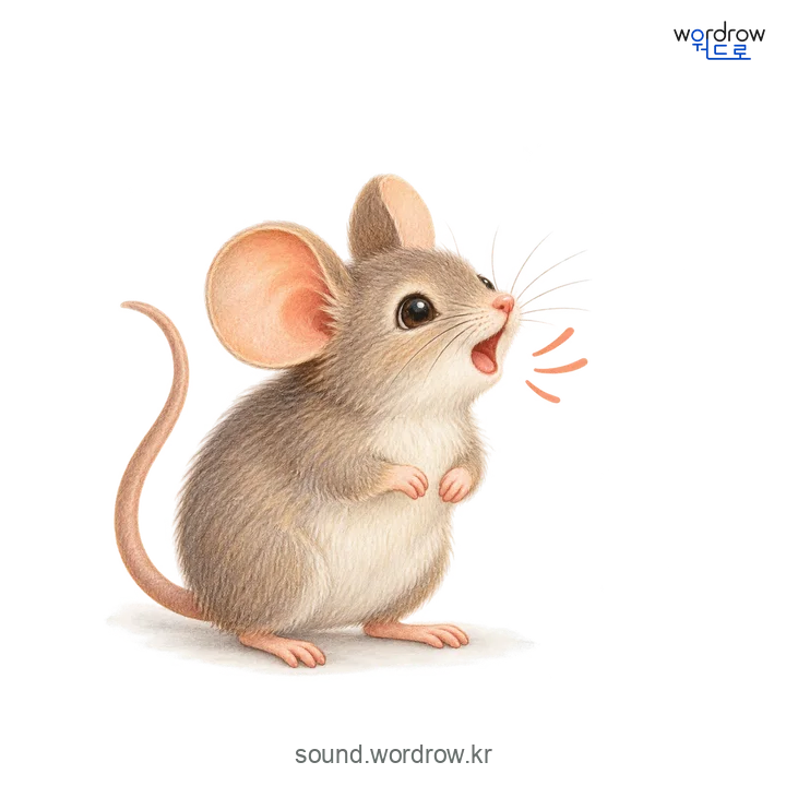 찍의 소리 발생 장면
