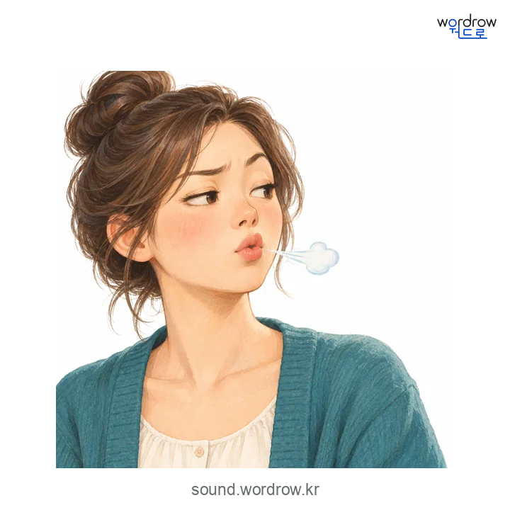 피의 소리 발생 장면