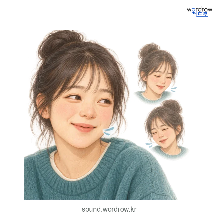 피식피식의 소리 발생 장면