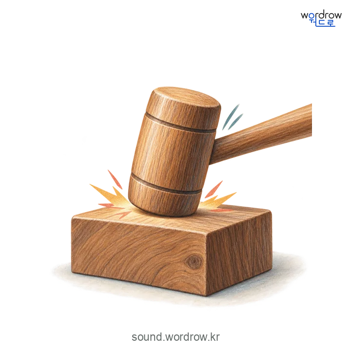 탁의 소리 발생 장면