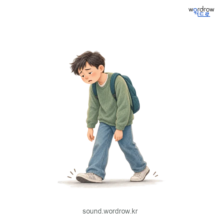 타달타달의 소리 발생 장면