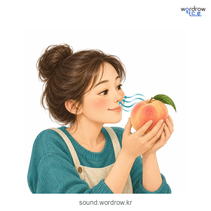 흠흠의 소리 발생 장면